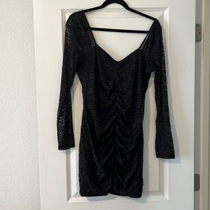 H&M black lace dress